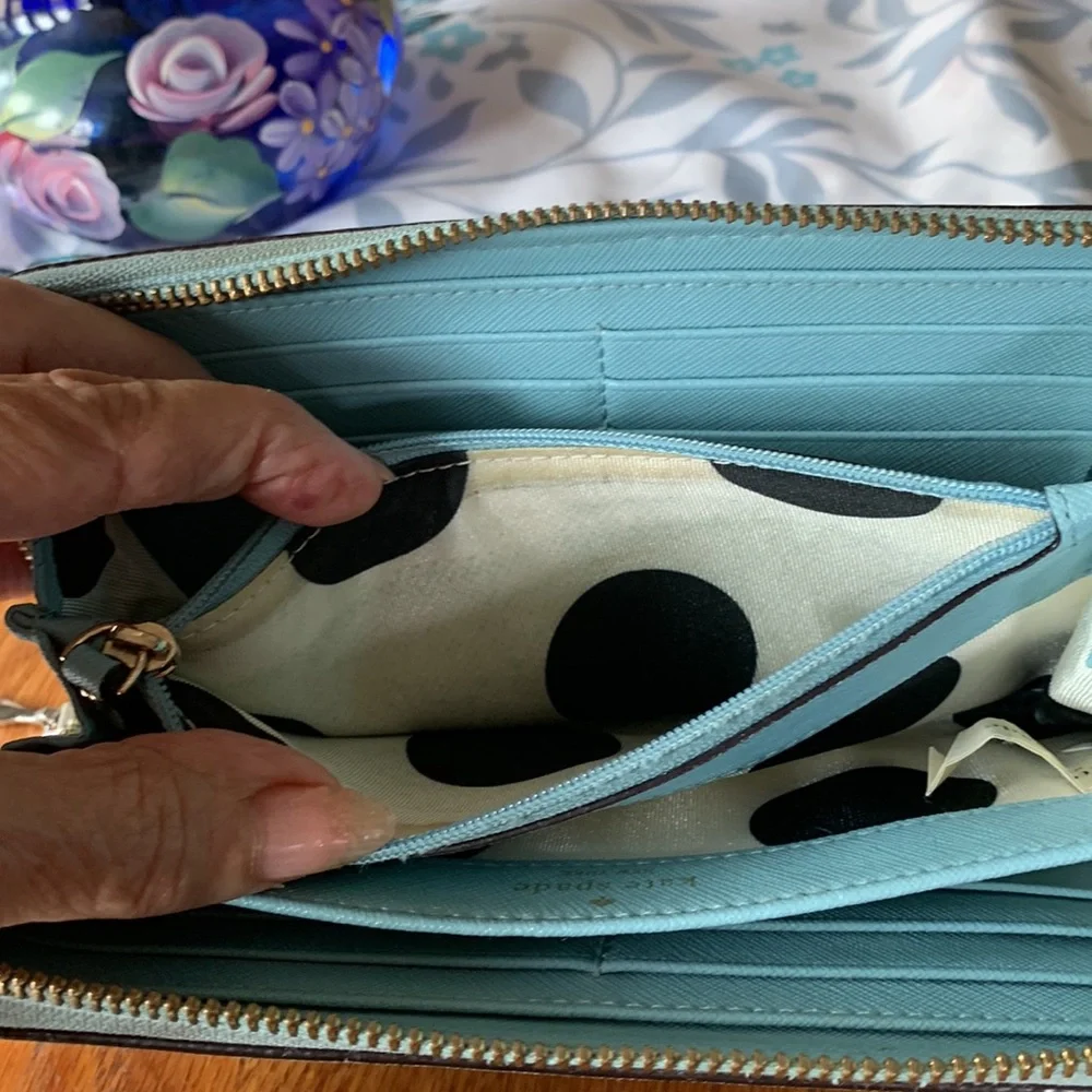 Kate Spade Leather Zip Around Wallet